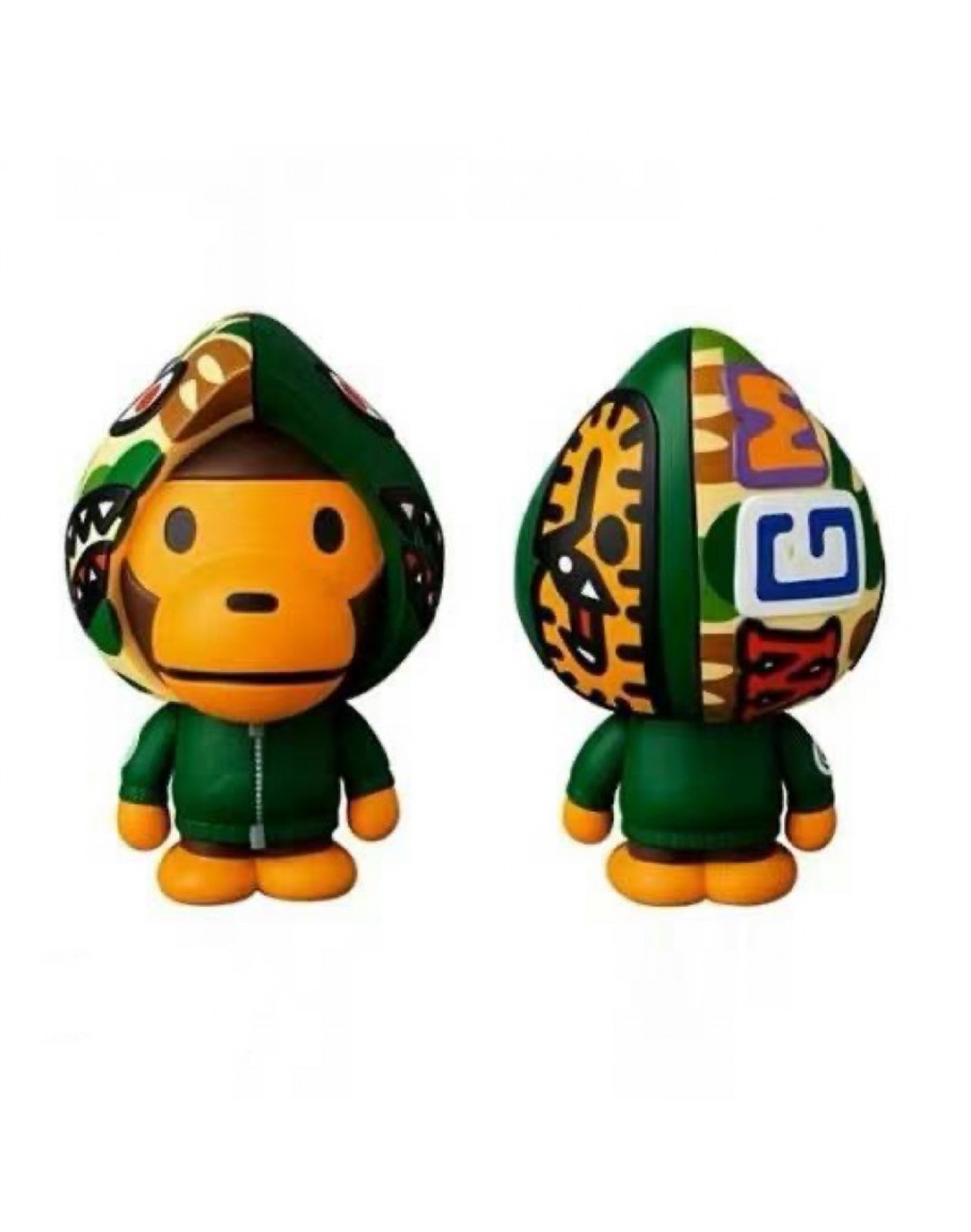 Bearbrick x AAPE BY BATHING 猿人头 10th Anniversary size 100